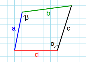 Как найти площадь четырехугольника зная все стороны