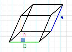Параллелепипед с высотой